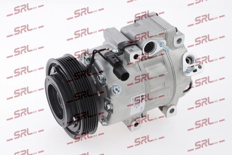 Compresor AC nou Hyundai Santa Fe 00-06, Sonata 05-10; Kia Magentis 05-12, motor: 2.7 V6, tip Hanon: VS18, Diam. fulie (mm) 125, SRLine, 97701-2B200; 97701-2B201