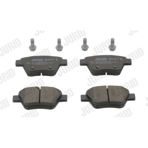 JURID set placute frana,frana disc Jurid White Low Dust
