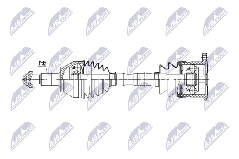 Planetara Infiniti G35 2007-2008, G37 2009-2013, G25 2011-2012, Q60 2014-2015, Q40 2014-2015; Nissan 370z 2009-2020; partea din spate, stanga, cutie viteze automata; 39601-1NC0A; NTY, aftermarket