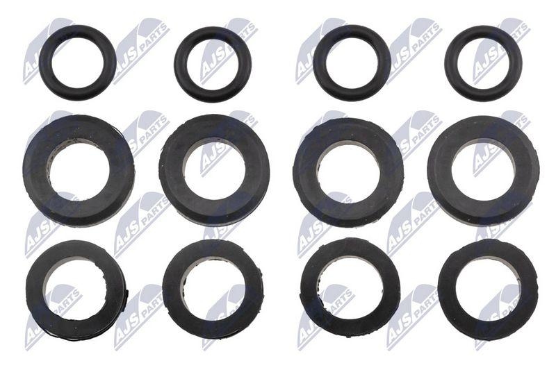 Set inele etansare injector Mazda 3 Bk 1.6 2003-, 3 Bl 1.6 2008-, Mx-5 1.6 1990-, Mx-5 II 1.6 1998-, Rx-8 1.3 2003-; 8574-13-253; NTY, aftermarket