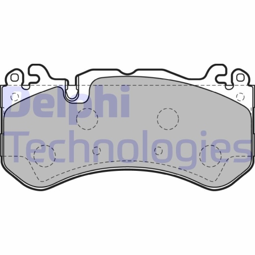 DELPHI set placute frana,frana disc