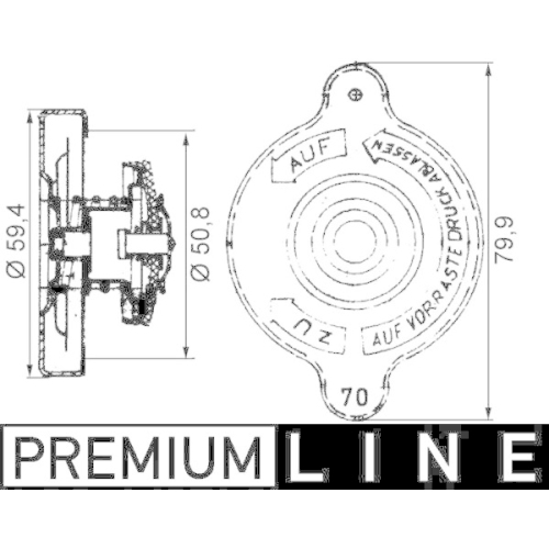 MAHLE buson,radiator BEHR *** PREMIUM LINE ***