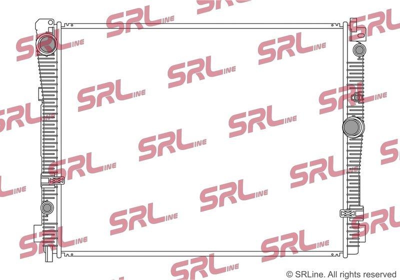 Radiator BMW Seria 3 (G20/G21) 19-, motor: 3.0 R6 T, intrare/iesire conectare rapida; MHEV, 615x488x32, SRLine, Aluminiu/ Plastic brazat, 17118666740; 8666740