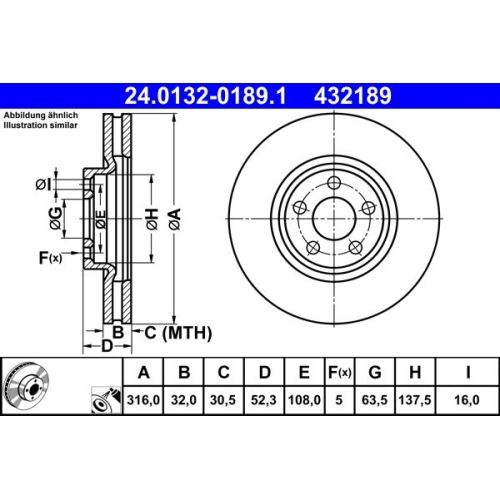 ATE Disc frana