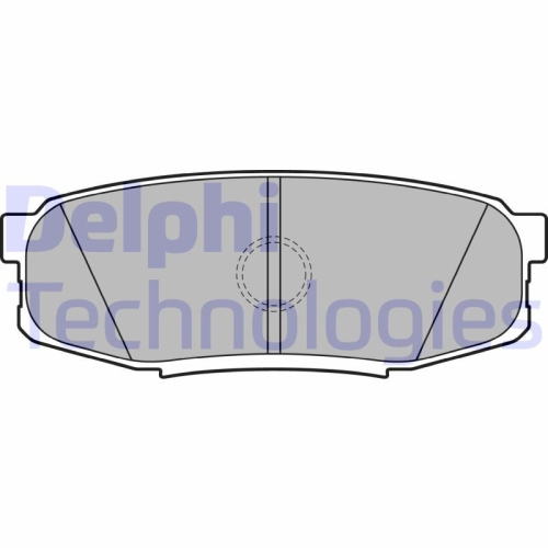 DELPHI set placute frana,frana disc