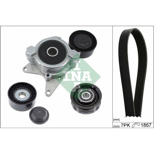 Schaeffler INA Set curea transmisie cu caneluri