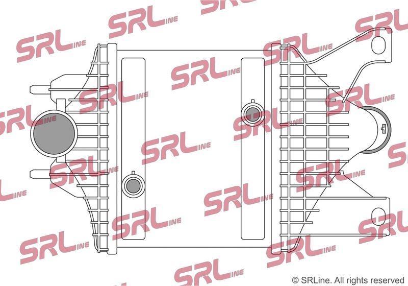 Intercooler Jaguar Xf 15-, Xj 09-; Land Rover Discovery 16-, Range Rover Sport 13-, Range Rover Velar 17-, Range Rover 12-, motor: 3.0 d, intercooler - racire apa, 189x239x64, SRLine, Aluminiu/ Plastic brazat, EM831001; FPLA6K775AB