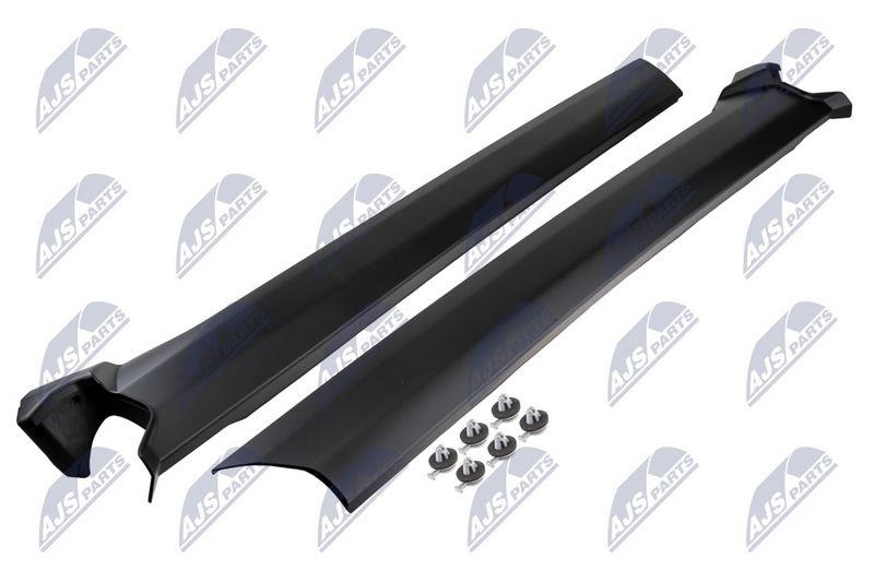 Set ornamente / capitonaj stalp Land Rover Discovery III 2005-, Discovery IV 2010-; stanga + dreapta; LR046853; NTY, aftermarket