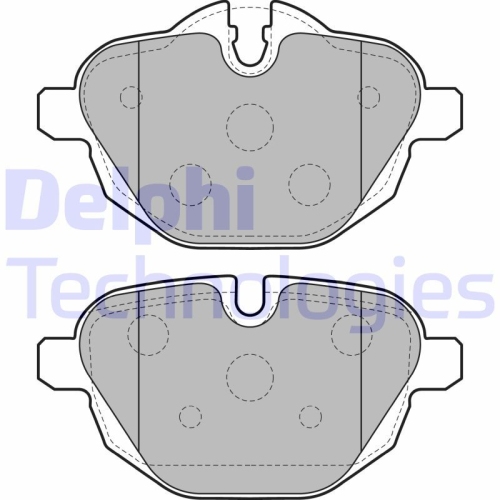 DELPHI set placute frana,frana disc