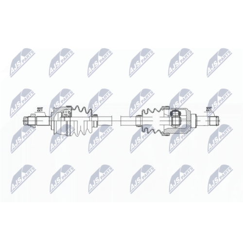 Planetara Fiat Panda 1.1, 1.2 2003-, Stanga, NPW-FT-073