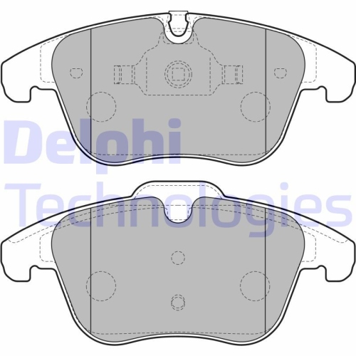 DELPHI set placute frana,frana disc