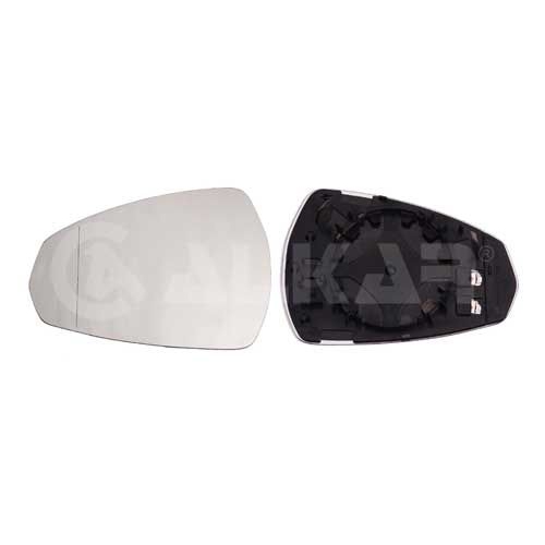 Geam oglinda, sticla oglinda Audi A3 (8v1), A3 Cabriolet (8v7), A3 Limousine (8vs), A3 Sportback (8va), Alkar 6471782, parte montare : Stanga