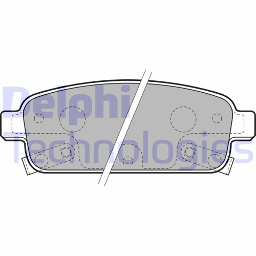 DELPHI set placute frana,frana disc