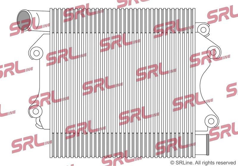 Intercooler Isuzu D-Max 02-12, motor: 2.5 D, 3.0 d, 367x376x65, SRLine, miez si rezervor din aluminiu brazat, 1217373; 8973891852