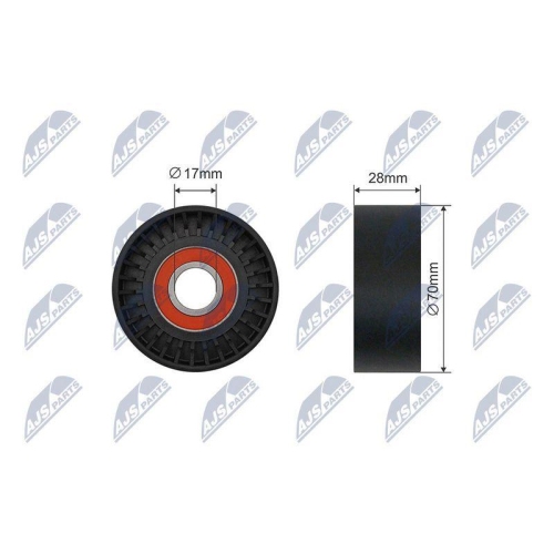 Rola ghidare curea transmisie Bmw Seria 1 (E81, E87), 3 (E90, E92) 1.6-2.0 2006-2013, 386-00