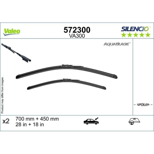 VALEO lamela stergator SILENCIO AQUABLADE SET