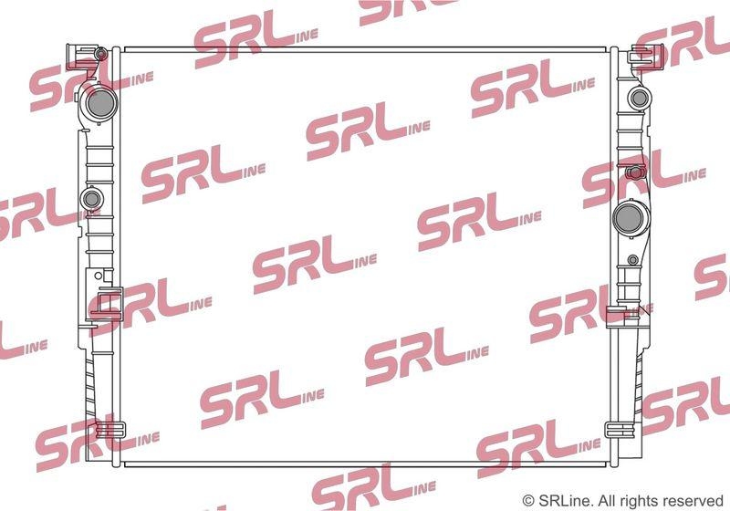 Radiator BMW Seria 5 G30 17-23, 6 Gt (G32) 17-, 7 G11 15-, 8 (G15) 18-, motor: 2.0 T, 4.4 V8 T, intrare/iesire conectare rapida, 627x528x26, SRLine, Aluminiu/ Plastic brazat, 17119425861; 9425861