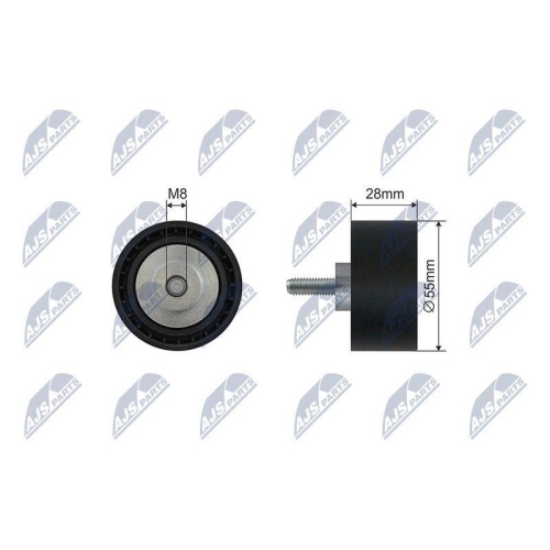 Rola ghidare curea transmisie Bmw 1, 3, 5, 7 (E81, E90, F10), X1, X5, X6 2.0-3.0d, 251-112