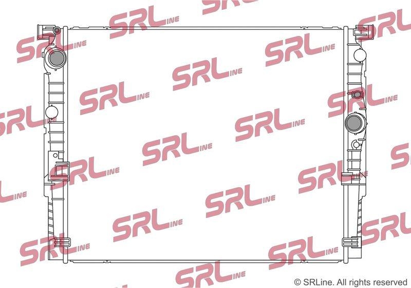 Radiator BMW Seria 5 G30 17-23, 6 Gt (G32) 17-, 7 G11 15-, motor: 2.0 T, intrare/iesire conectare rapida, 630x542x26, SRLine, Aluminiu/ Plastic brazat, 17118699788; 17119425862