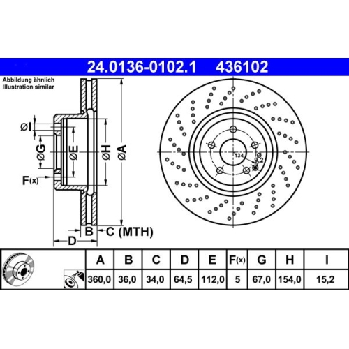 ATE Disc frana