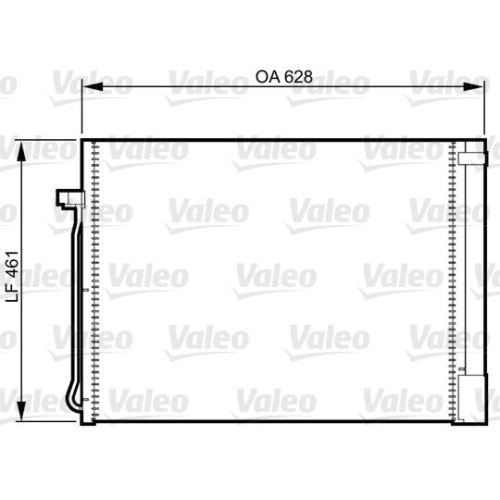 VALEO Condensator, climatizare