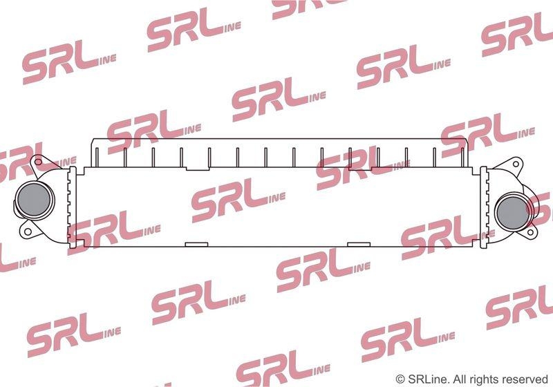 Intercooler Hyundai Kona 17-, motor: 1.0 T-GDI, 580x108x90, SRLine, miez si rezervor din aluminiu brazat, 2827004560