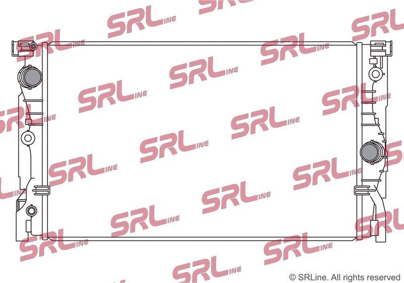 Radiator BMW Seria 5 G30 17-23, motor: 2.0 d, intrare/iesire conectare rapida, 628x383x26, SRLine, Aluminiu/ Plastic brazat, 17118474823; 17118576505