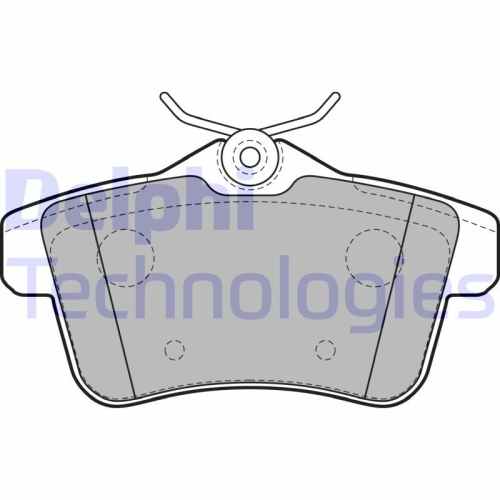 DELPHI set placute frana,frana disc