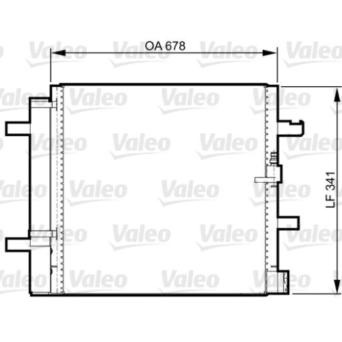 VALEO Condensator, climatizare