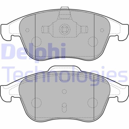 DELPHI set placute frana,frana disc