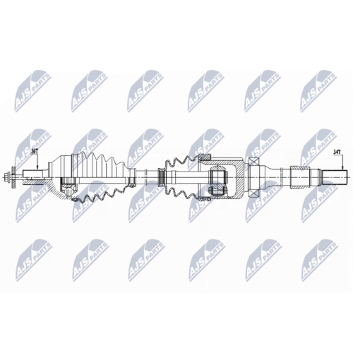 Planetara Ford motor 1.6tdci Focus 2, Focus C-Max 2004-, Dreapta, CV Automata CVt, 1321083