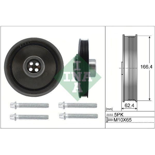 Schaeffler INA Set fulie, arbore cotit