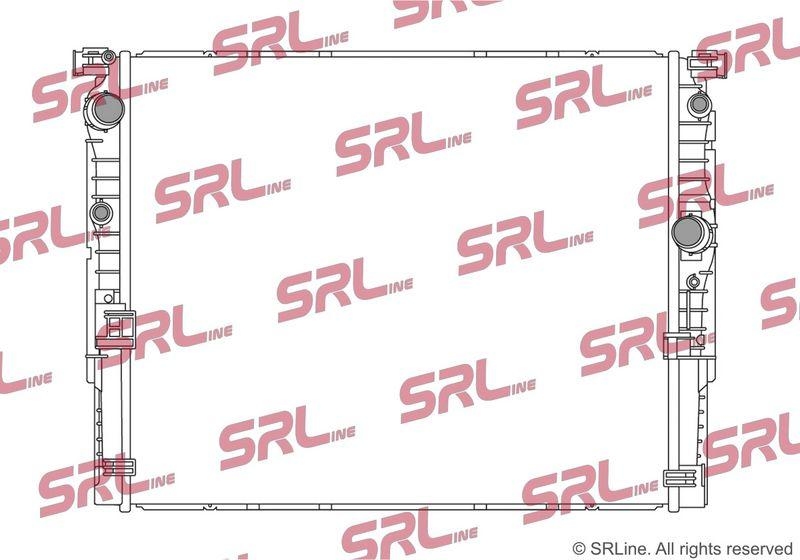 Radiator BMW Seria 5 G30 17-23, 7 G11 15-, motor: 2.0 h, 2.0 T, PHEV, 627x530x26, SRLine, Aluminiu/ Plastic brazat, 17118642875; 17118743665