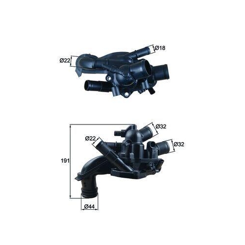 MAHLE termostat,lichid racire BEHR