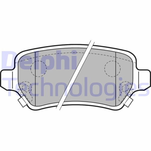 DELPHI set placute frana,frana disc