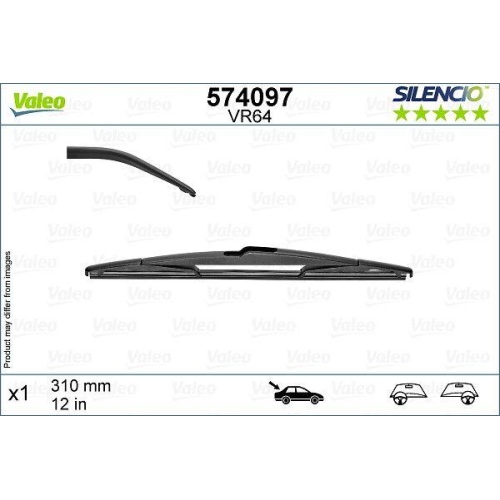 VALEO lamela stergator SILENCIO REAR