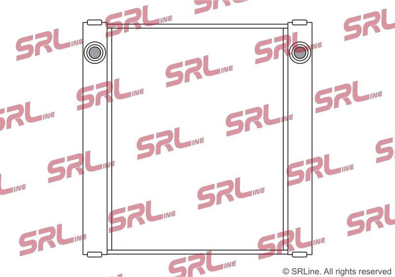 Radiator BMW Seria 5 G30 17-23, 6 Gt (G32) 17-, 7 G11 15-, 8 (G15) 18-, motor: 2.0 T, 3.0 R6 T, 4.4 V8 T, fara rame plastic; radiator auxiliar, 240x240x26, SRLine, miez si rezervor din aluminiu brazat, 17118620207; 8620207