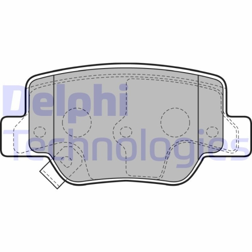 DELPHI set placute frana,frana disc