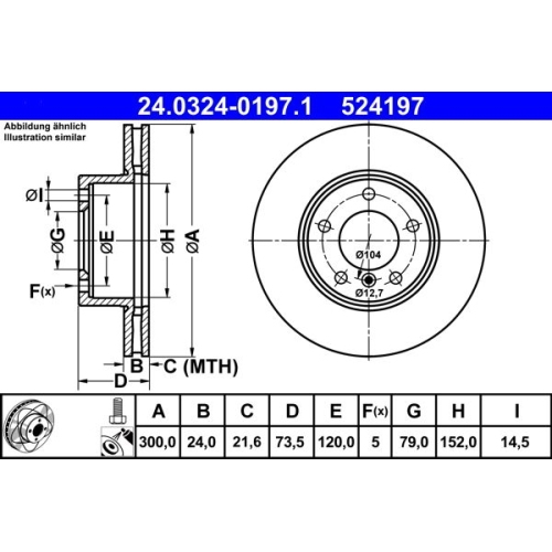 ATE Disc frana PowerDisc