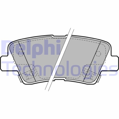 DELPHI set placute frana,frana disc