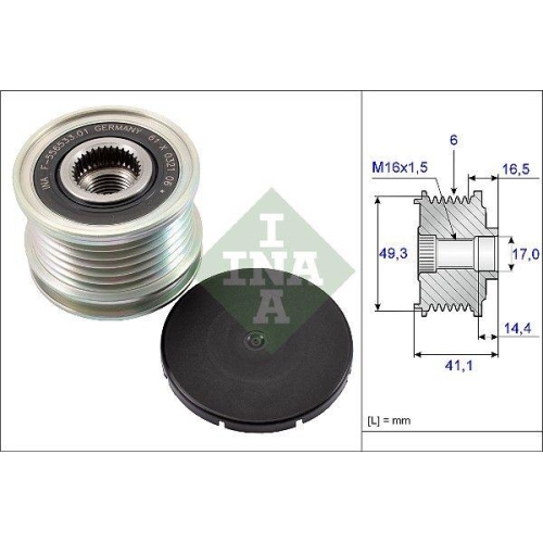 Schaeffler INA Sistem roata libera, generator
