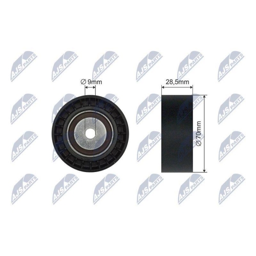 Rola ghidare curea transmisie Bmw 5, 7, 8 (E39, E38, E31) 3.5-4.0 1996-2004, 35-98