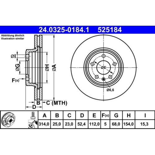 ATE Disc frana PowerDisc