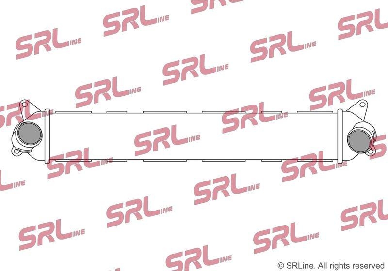 Intercooler Hyundai Elantra 16-, I30 16-; Kia Ceed 18-, Proceed 19-, Soul 19-, Xceed 19-, motor: 1.6 CRDI, 1.6 T-GDI, 600x105x90, SRLine, Aluminiu/ Plastic brazat, 2827003000; 282712A680