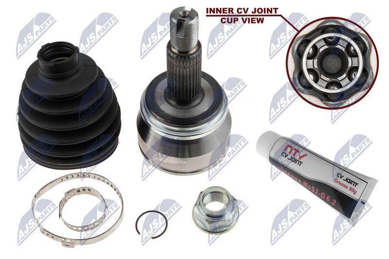 Cap planetara Hyundai Santa Fe 26.03.2018-; Kia Sorento 05.2020-; partea din fata, stanga = dreapta, cutie viteze manuala / automata cu 6 trepte / automata 8 DCT; 49500-S8000; NTY, aftermarket