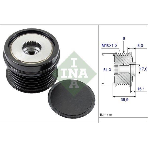 Schaeffler INA Sistem roata libera, generator