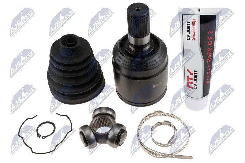 Cap planetara Hyundai Santa Fe 26.03.2018-; Kia Sorento 05.2020-; partea din fata, stanga, cutie viteze automata cu 6 trepte / DCT 8; 49500-P2000; NTY, aftermarket