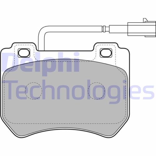 DELPHI set placute frana,frana disc