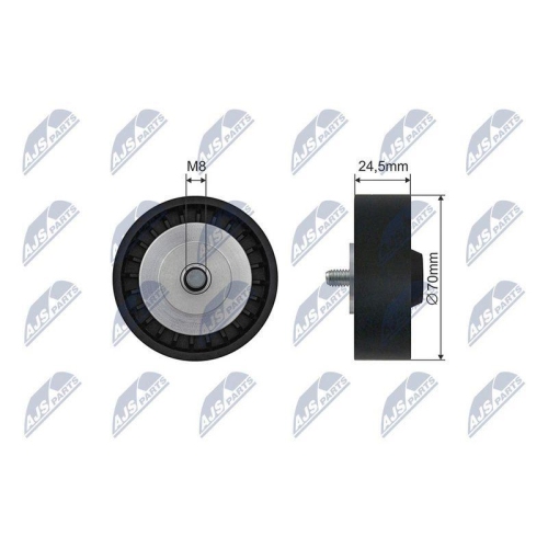 Rola ghidare curea transmisie Bmw X5 (E70) 4.8i 2007-2013, 500569