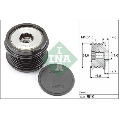 Schaeffler INA Sistem roata libera, generator
